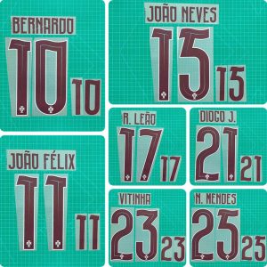 Football Idol Numbers 2026 Portugal Away BERNARDO Football Jersey Number JOAO FELIX Team numbers and names