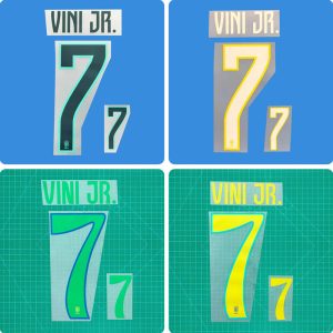 Football Idol Numbers VINI JR 2026 Brazil Football Jersey Number