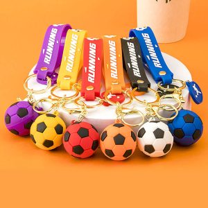Football Keychain Football Pendant Commemorative Pendant