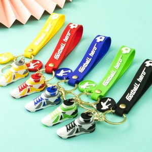 Football shoe Keychain Football Pendant Commemorative Pendant Backpack pendant decoration