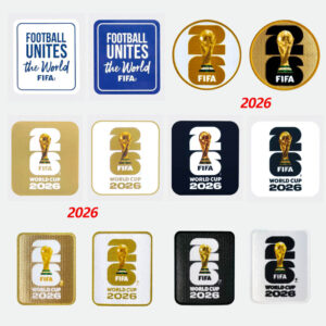 Argentina Football Patch Germany 2026 FIFA World Cup Brazil Champion Badge France Team Honor Badge Portugal