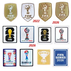 Argentina Football Patch Germany 2026 FIFA World Cup Brazil Champion Badge France Team Honor Badge Portugal
