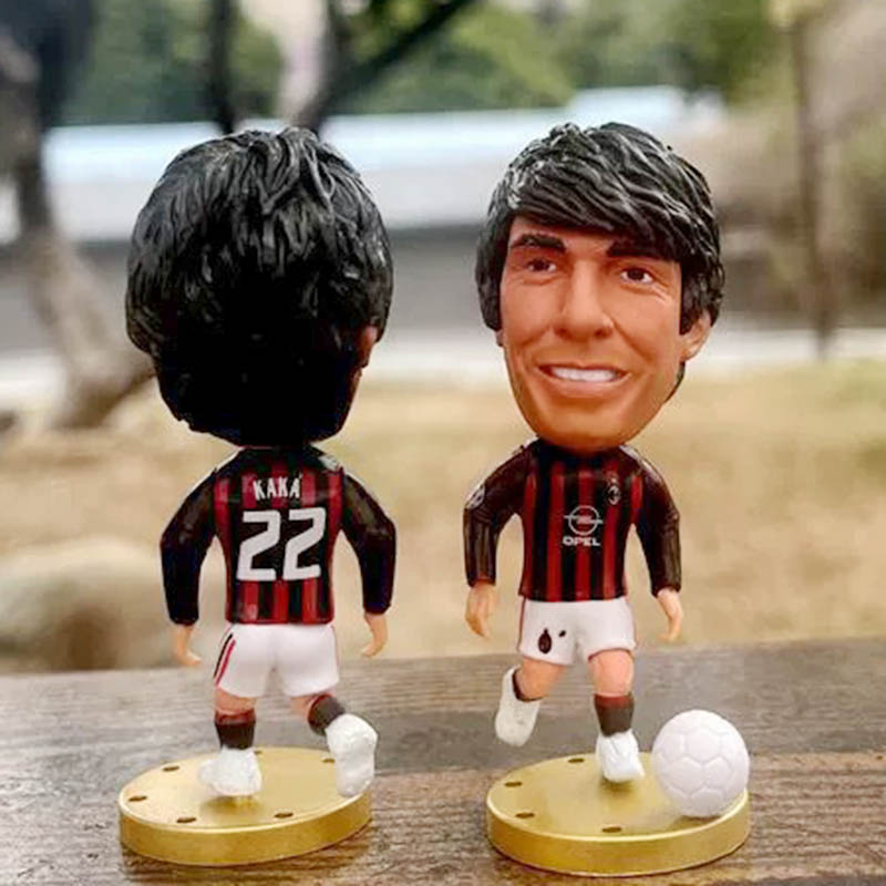 Football Idol Model AC Milan Star Ornaments KAKA Football Gifts Croatia RONALDINHO - Image 3