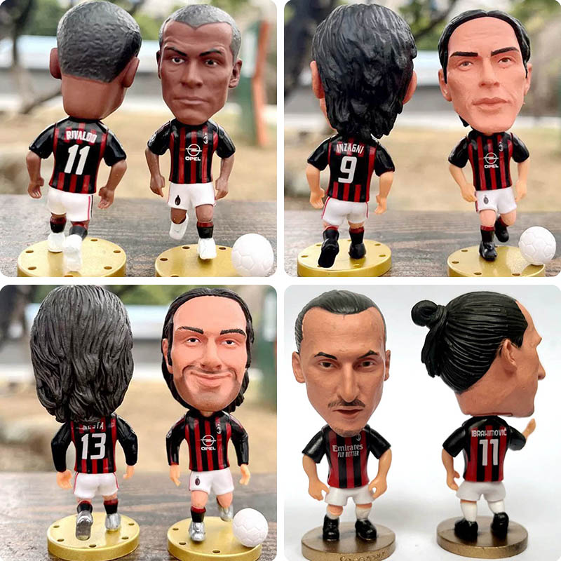 Football Idol Model AC Milan Star Ornaments RIVALDO Football Gifts Croatia INZAGNI