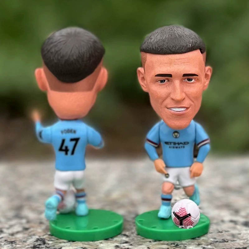 Football Idol Model Manchester City Star Ornaments FODEN Football Gifts Croatia DE BRUYNE - Image 3