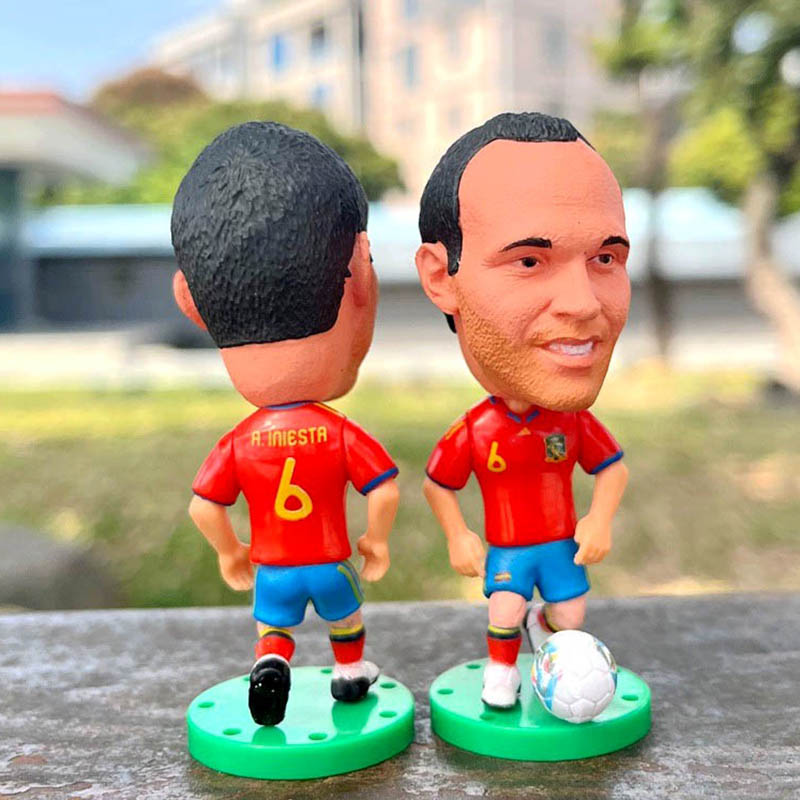 Football Idol Model Spain World Cup Star Ornaments A.INIESTA Football Gifts PUYOJ - Image 3