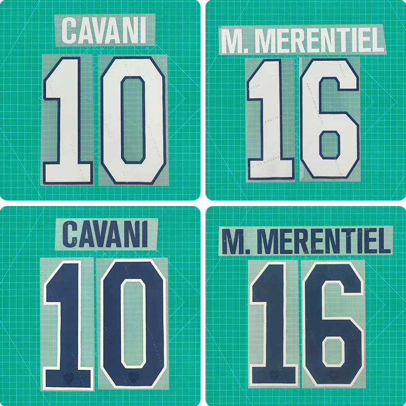 Football Idol Numbers 2025 Boca Juniors Home CAVANI Football Jersey Number M.MERENTIEL Team numbers and names