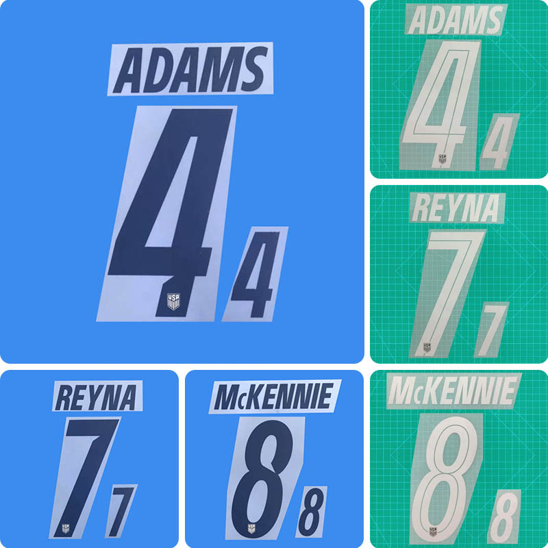 Football Idol Numbers 2026 America Home REYNA Football Jersey Number McKENNIE (USA)