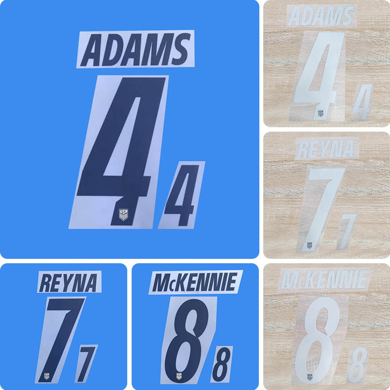 Football Idol Numbers 2026 America Home REYNA Football Jersey Number McKENNIE (USA)