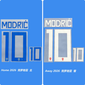 Football Idol Numbers 2026 Croatia Home MODRIC Football Jersey Number