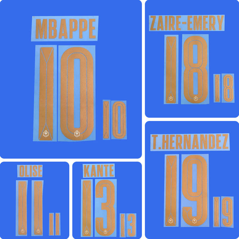 Football Idol Numbers 2026 France Away MBAPPE Football Jersey Number OLISE Team numbers and names T.HERNANDEZ