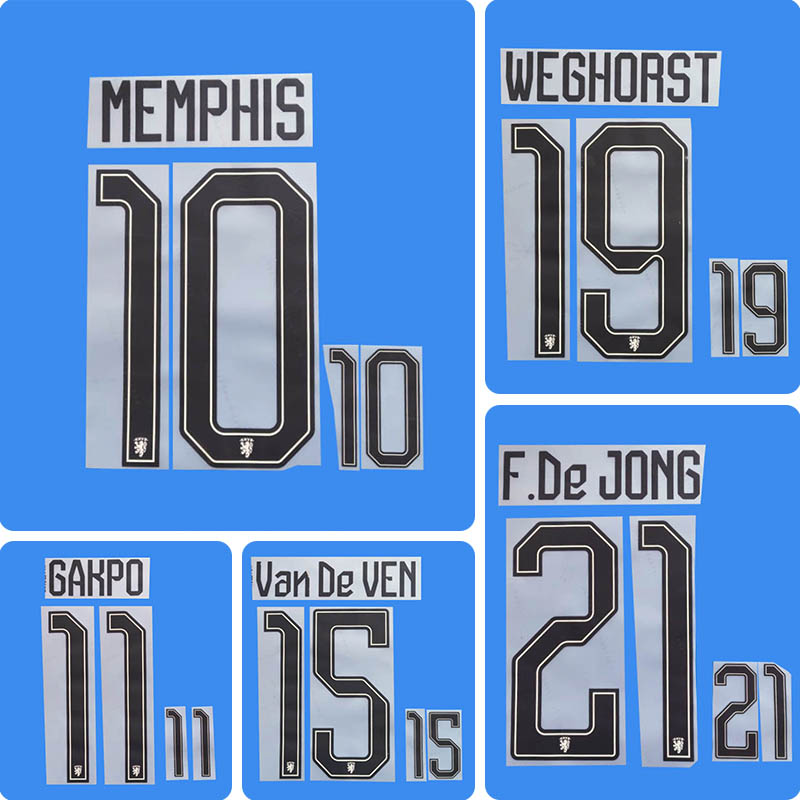 Football Idol Numbers 2026 Holanda Away MEMPHIS Football Jersey GAKPO Number Team numbers and names