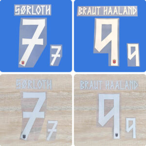 Football Idol Numbers 2026 Norway Home HAALAND Football Jersey Number SORLOTH