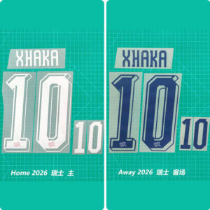 Football Idol Numbers 2026 Switzerland Home XHAKA Football Jersey Number