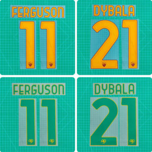 Football Idol Numbers 25-26 AS Roma Home FERGUSON Football Jersey Number DYBALA