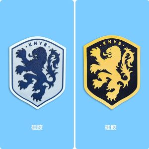 Football Team Emblem Silicone 2026 Holanda Home Team Shield Commemorative Badge