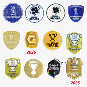 Corinthians Football Patch Flamengo 2025 Conmebol Patch Palmeiras Team Honor Badge