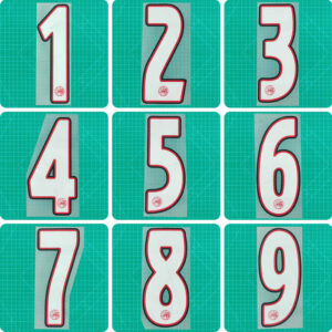 Football Idol Numbers 2025-26 Ajax Home Football Jersey Number Team numbers and names