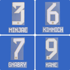Football Idol Numbers 26-27 Bayern Home KANE Football Jersey Number GNABRY Team numbers and names KIMMICH