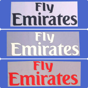 Jersey Adhesive Patch Paper 2023 2024 Real Madrid Team sponsor stickers (Front)