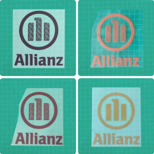 Jersey Adhesive Patch Paper 2024 2025 Bayern Munich Team sponsor stickers (Arm)