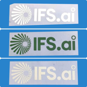 Jersey Adhesive Patch Paper 2025 2026 Chelsea Team sponsor stickers (Front)