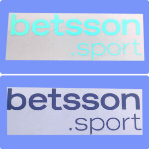 Jersey Adhesive Patch Paper 2025 2026 Inter Milan Team sponsor stickers (Front)