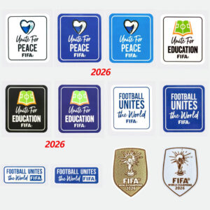 Argentina Football Patch Germany 2026 FIFA World Cup Brazil Champion Badge France Team Honor Badge Portugal