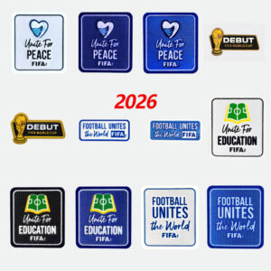 Argentina Football Patch Germany 2026 FIFA World Cup Brazil Champion Badge France Team Honor Badge Portugal