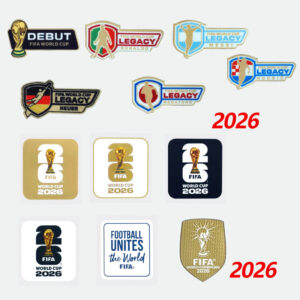 Argentina Football Patch Germany 2026 FIFA World Cup Germany Champion Badge France Team Honor Badge Portugal