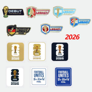 Argentina Football Patch Germany 2026 FIFA World Cup Germany Champion Badge France Team Honor Badge Portugal