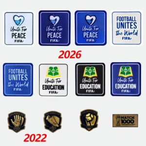 2022 Argentina Messi Football Patch Germany 2026 FIFA World Cup Germany Champion Badge France Team Honor Badge Spain