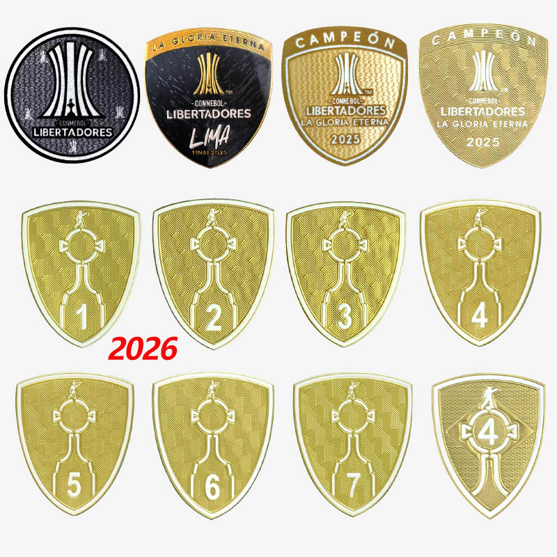 Flamengo Football Patch Corinthians 2026-27 Libertadores Patch Palmeiras Team Honor Badge Internacional