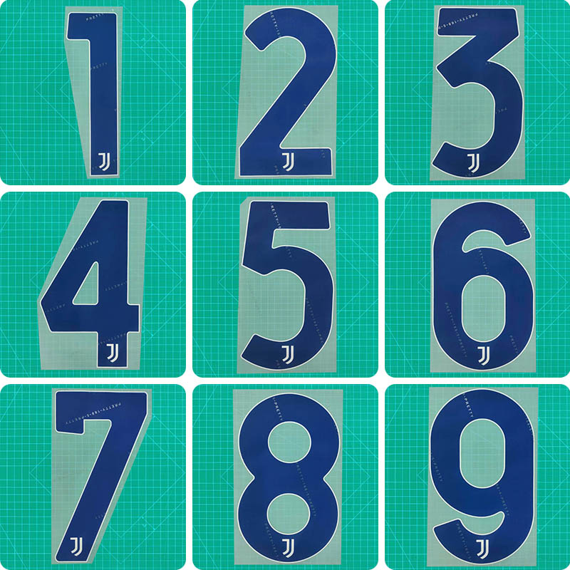 Football Idol Numbers 2025-26 Juventus Away Football Jersey Number Team numbers and names