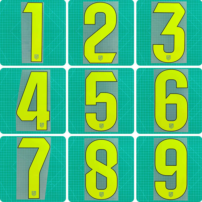 Football Idol Numbers 2026-27 Atletico Madrid Away Football Jersey Number Team numbers and names
