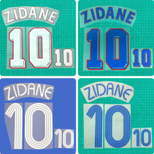 Retro jersey numbers France 1998 Football idol numbers ZIDANE Football jersey numbers and names