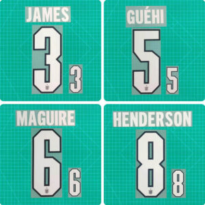 Football Idol Numbers 2026 World Cup England Away JAMES Football Jersey Number GUEHI Team numbers and names HENDERSON