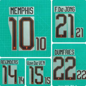 Football Idol Numbers 2026 World Cup Holanda Home MEMPHIS Football Jersey Number REIJNDERS Team numbers and names Van De VEN
