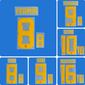 Football Idol Numbers 2026 World Cup Spain Home (2-star) XAVI Football Jersey Number GAVI Team numbers and names OLMO