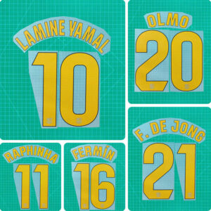 Football Idol Numbers 26-27 Barcelona Home Football Jersey Number FERMIN Team numbers and names OLMO