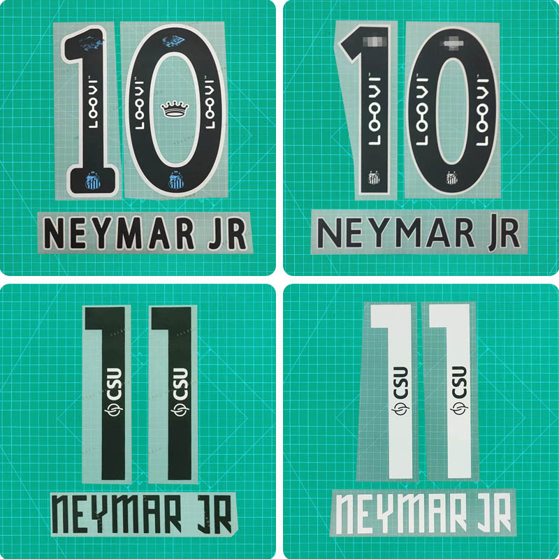 Retro jersey numbers Santos 2025 2026 Football idol numbers NEYMAR JR Football jersey numbers and names