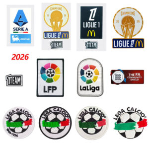 AC Milan Football Patch Juventus Serie A League Patch Inter Milan Team Honor Badge Ligue 1 Patch PSG Paris