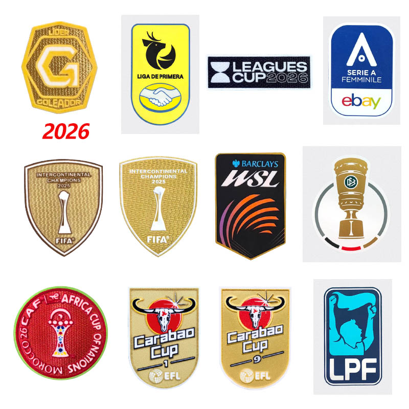 Bayern Football Patch Juventus Serie A League Patch Real Madrid Team Honor Badge Arsenal