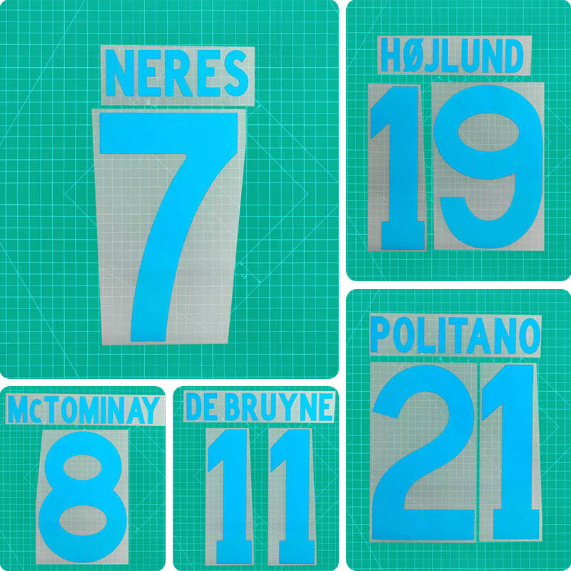 Football Idol Numbers 2026-27 Napoli Away Football Jersey Number DE BRUYNE Team numbers and names POLITANO